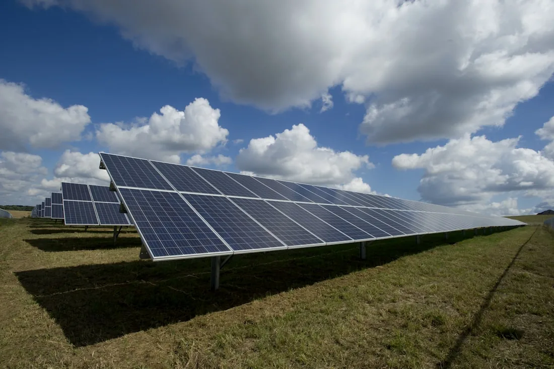 Rooftop solar panels at Vasantara Skies